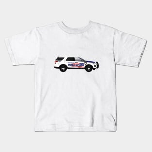 Yorktown NY Police Car Kids T-Shirt